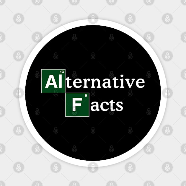 Alternative Facts Chemical Symbol Propaganda Truth Misinformation Disinformation Magnet by BoggsNicolas